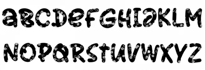 SnowCandyCandy Schriftart Groß