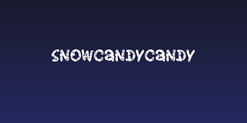 SnowCandyCandy Social Header