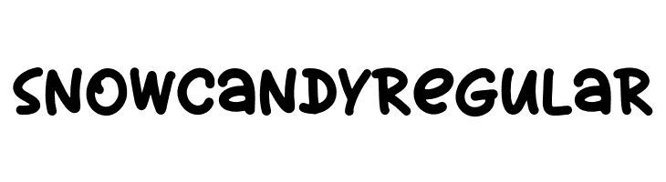SnowCandyRegular  नि: शुल्क फ़ॉन्ट्स डाउनलोड