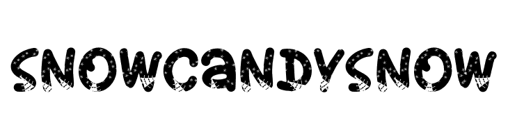 SnowCandySnow  les polices de caractères gratuit tlcharger