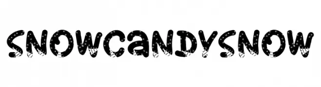 SnowCandySnow  les polices de caractères gratuit tlcharger