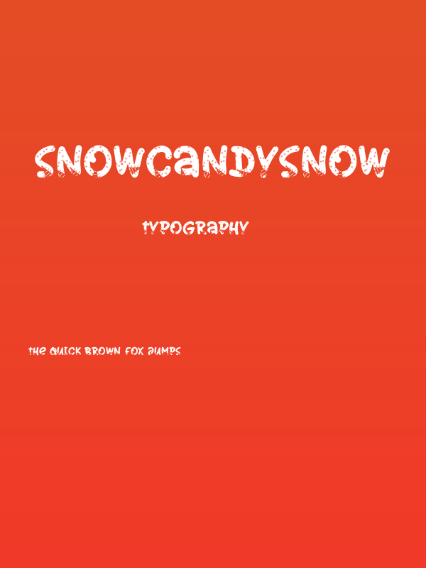 SnowCandySnow Poster