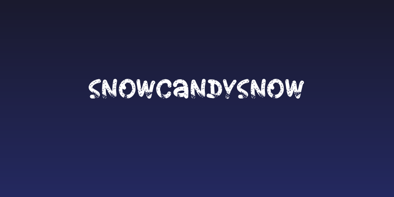 SnowCandySnow Social Header