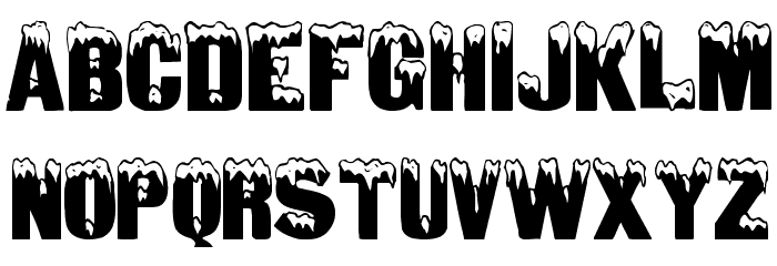 SnowCaps Font LOWERCASE