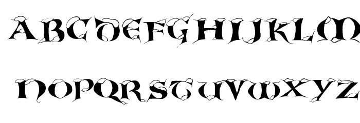SnowCupsCaps Font LOWERCASE