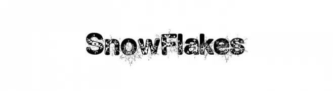 SnowFlakes  baixar fontes gratis