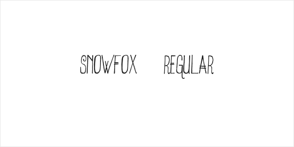 SnowFox-Regular Logo