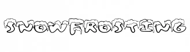 SnowFrosting  Frei Schriftart Herunterladen