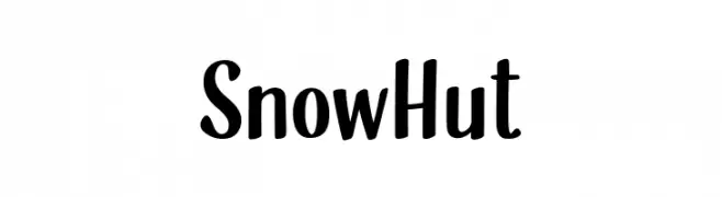 SnowHut  Frei Schriftart Herunterladen