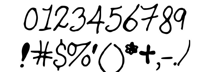SnowWhite Font OTHER CHARS