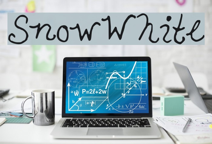 SnowWhite Font examples