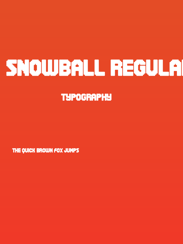 Snowball Regular Poster
