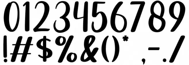 Snowball Font OTHER CHARS