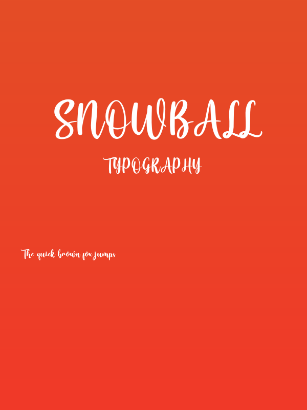 Snowball Poster