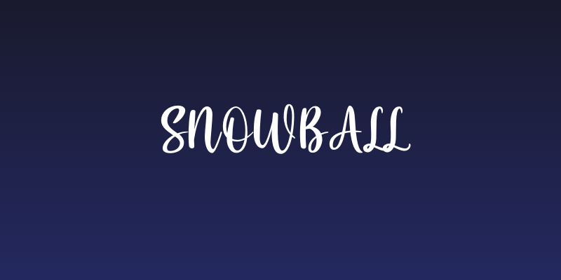 Snowball Social Header
