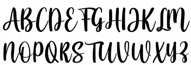Snowball Font UPPERCASE