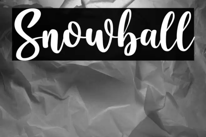 Snowball Font examples