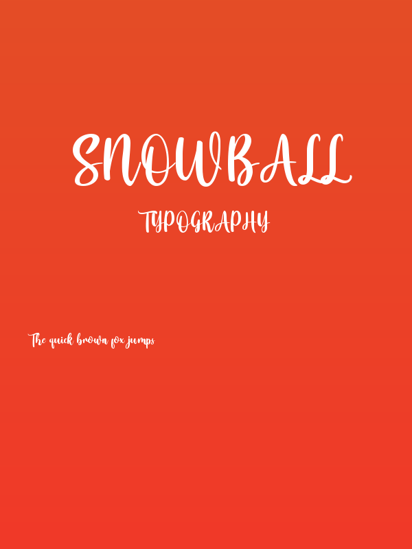 Snowball Poster