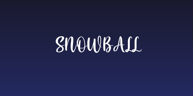 Snowball Social Header
