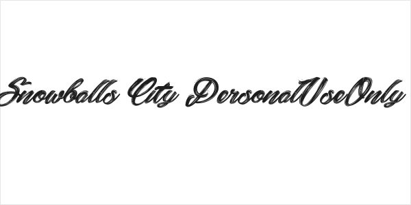 Snowballs City_PersonalUseOnly Logo