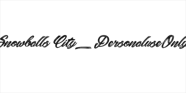 Snowballs City_PersonaluseOnly Logo