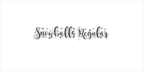 Snowballs Regular Logo
