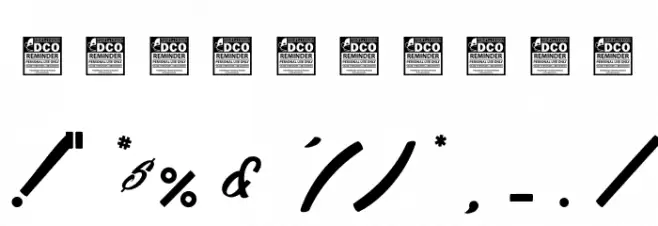 Snowballs Season_PersonalUseOnly Font OTHER CHARS