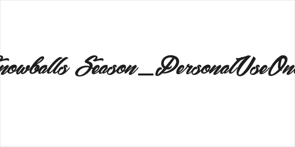 Snowballs Season_PersonalUseOnly Logo