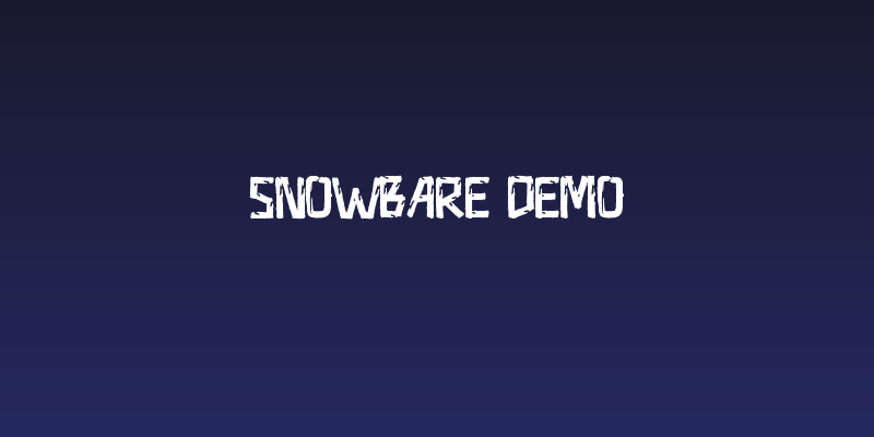 Snowbare Demo Social Header