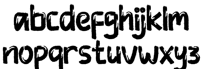 Snowbare Demo Font LOWERCASE
