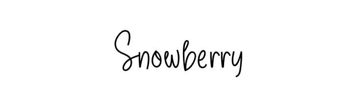 Snowberry  免费字体下载