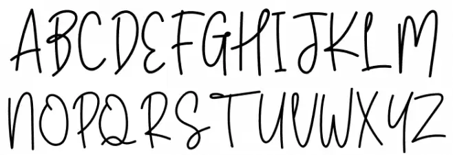 Snowberry Schriftart Groß