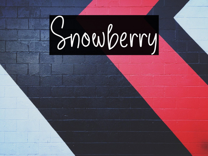 Snowberry Example 1