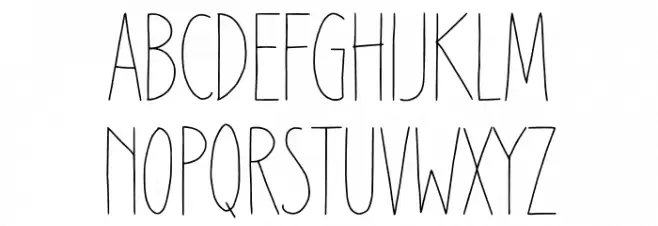 Snowblack خط أحرف كبيرة