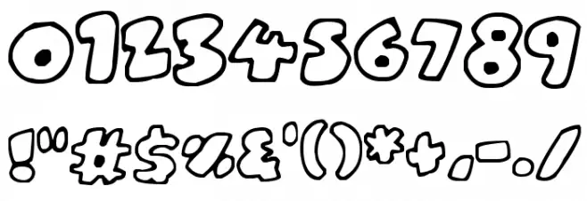 Snowblobs Font OTHER CHARS