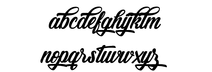 Snowboarding Only Font LOWERCASE