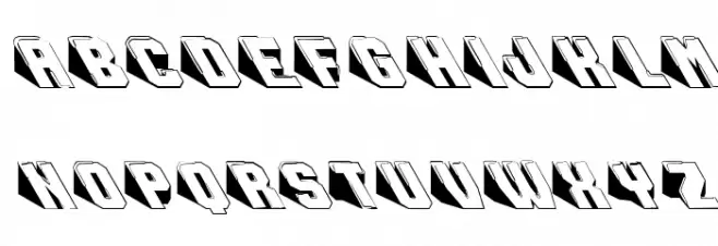 Snowboarding Regular Schriftart Groß