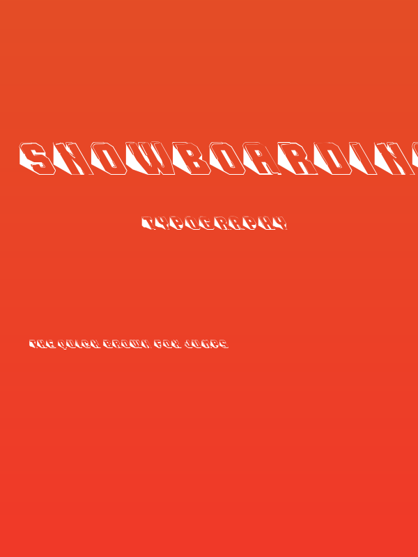 Snowboarding Regular Poster