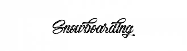 Snowboarding  Fuentes Gratis Descargar