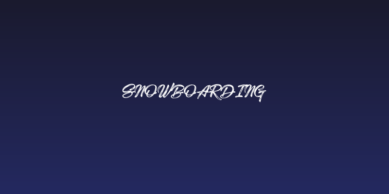 Snowboarding Social Header