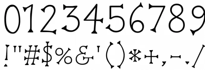 Snowburst One Font OTHER CHARS