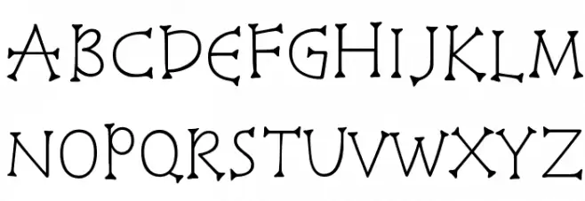 Snowburst One フォント 大文字