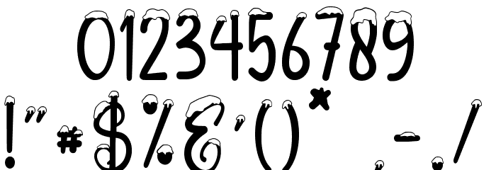 Snowby Font OTHER CHARS