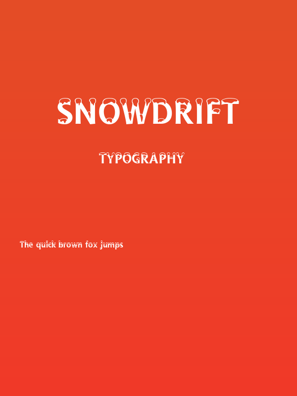 Snowdrift Poster