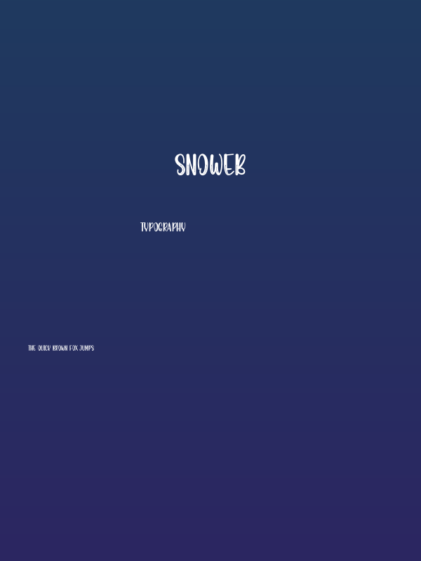 Snoweb Poster