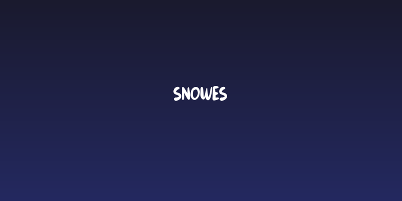 Snowes Social Header