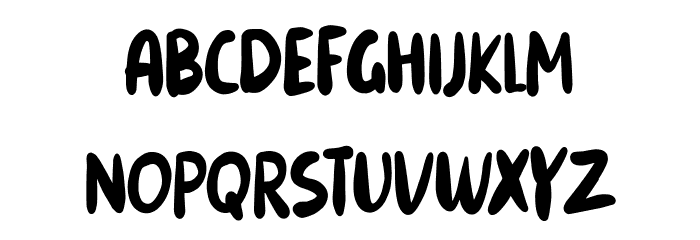 Snowes Font LOWERCASE