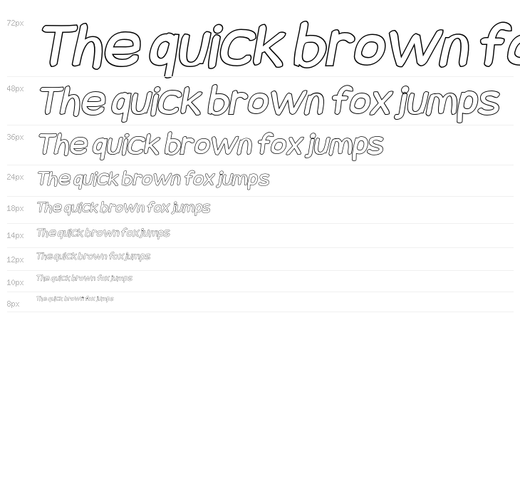 Snowfall Black Outline Oblique Waterfall