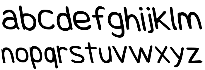 Snowfall Opposite Oblique Font LOWERCASE