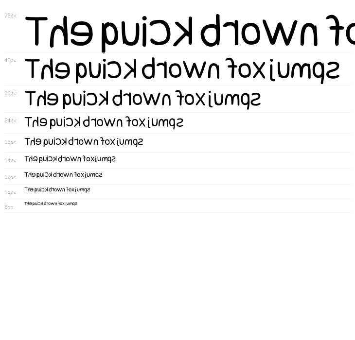 Snowfall Reverse Waterfall